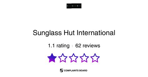 sunglass hut complaints.